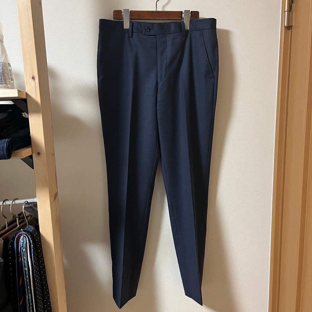 w*c様 Paul Smith ドビー織 スーツ REDA FLEXOネイビー