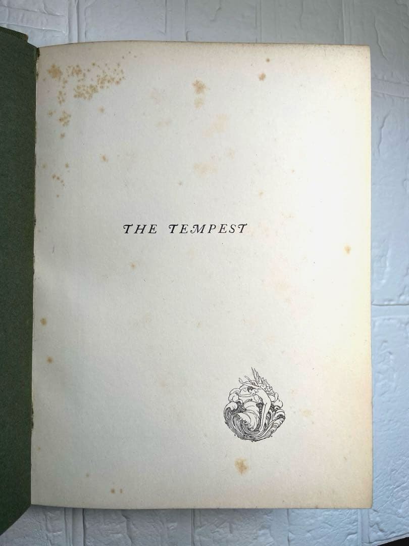 【初版本】 エドマンド・デュラック『テンペスト』 挿絵 1908年 洋書 美品！