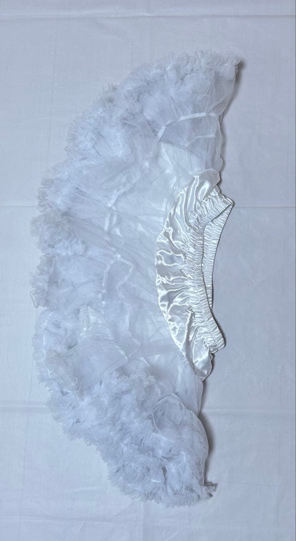 LIZLISA ティアラリボンティアードワンピース ホワイト