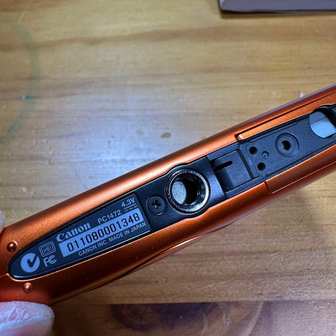 Canon IXY 400F オレンジ デジカメ 5974