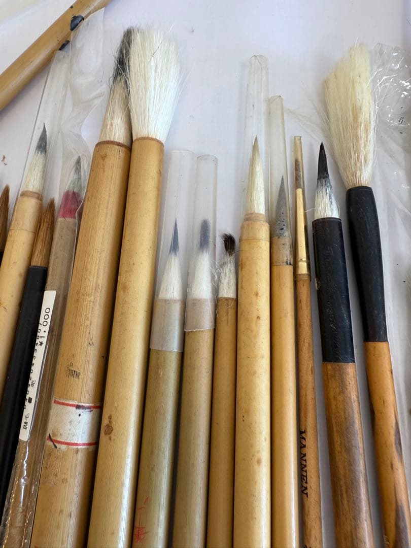 C*l様 中国筆 ★☆ 日本筆 書道 道具 筆 文明堂 上海 まとめて 小筆 中