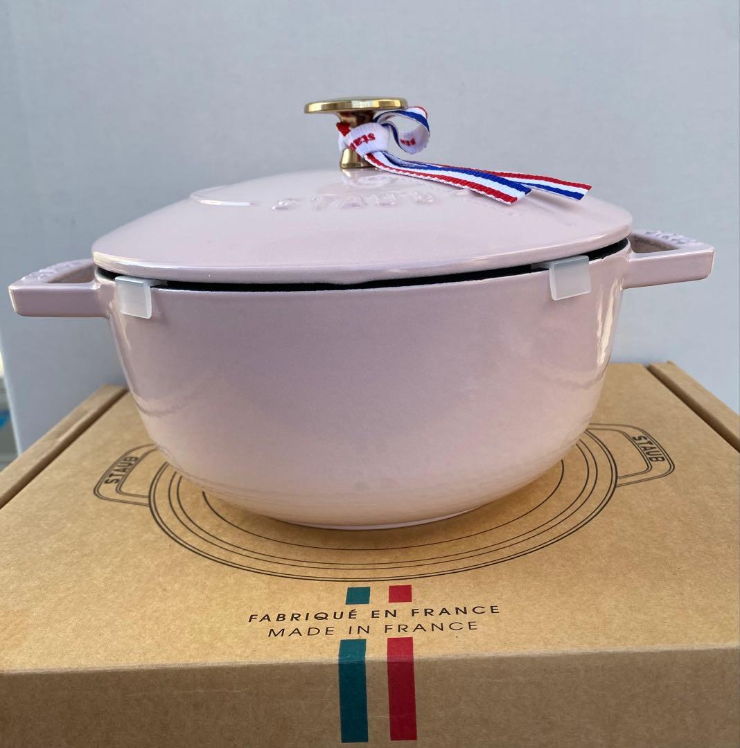 ストウブ　ワナベ 18cm M ソルベローズ【生涯保証あり】