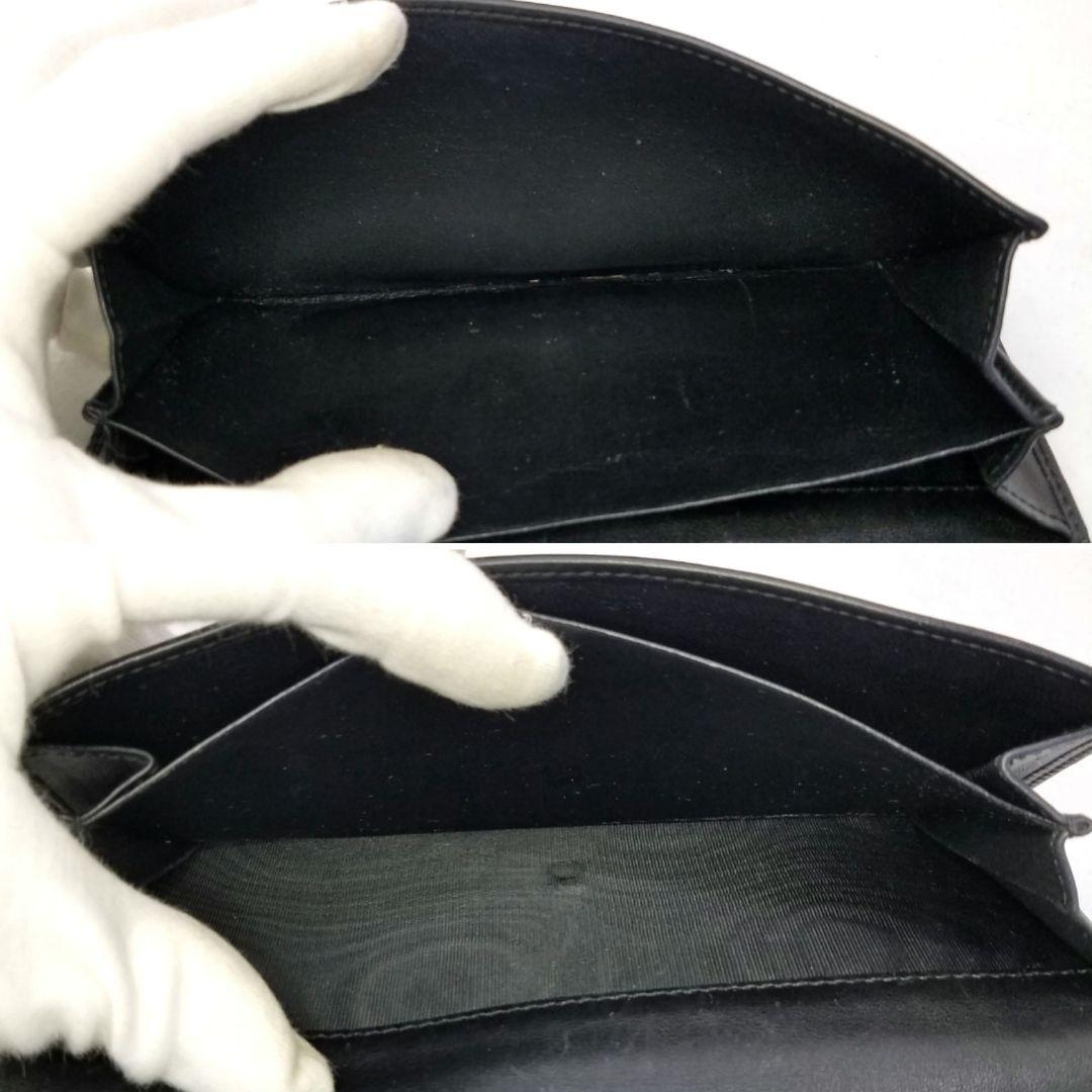 GUCCI グッチ GGキャンバス ブラック 黒 長財布 ラブリーハート金具