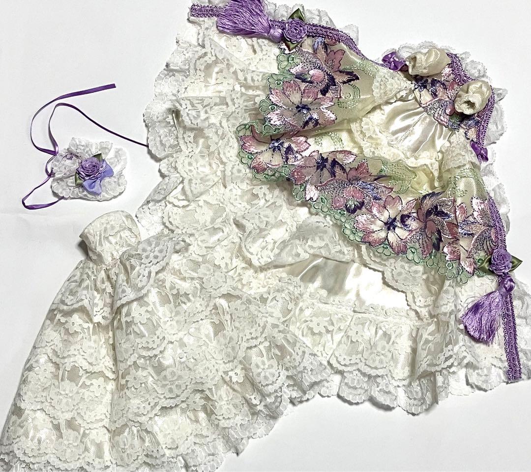 1/6ドール用ドレスセット　ハンドメイド