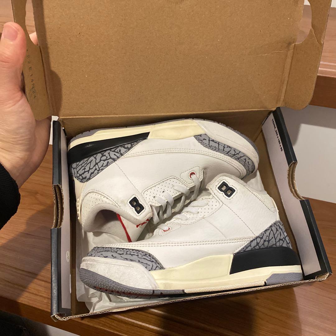 ジョーダスニーカー　19cm 白黒二足