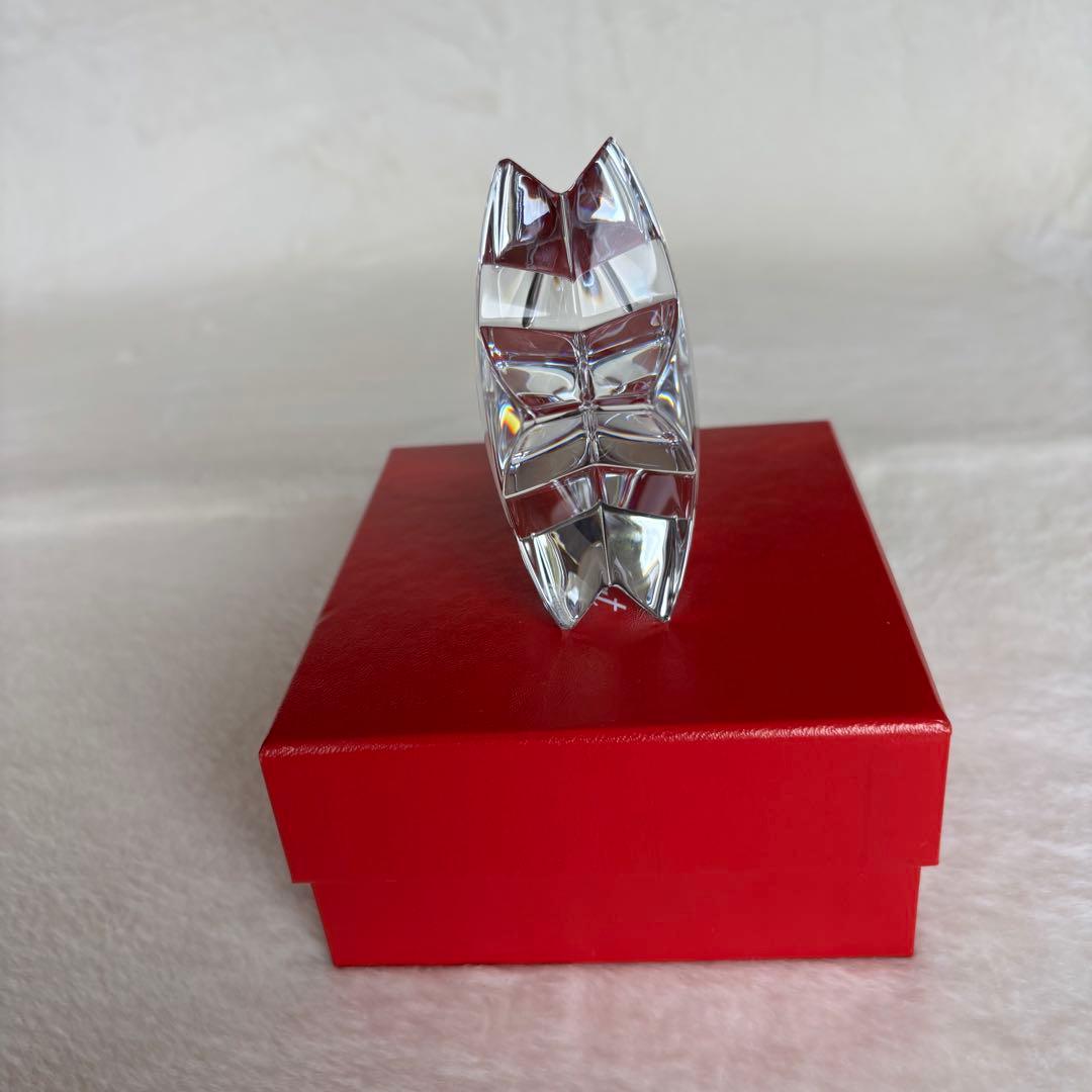 未使用Baccarat バカラ Zinzinザンザンスター ペーパーウェイト