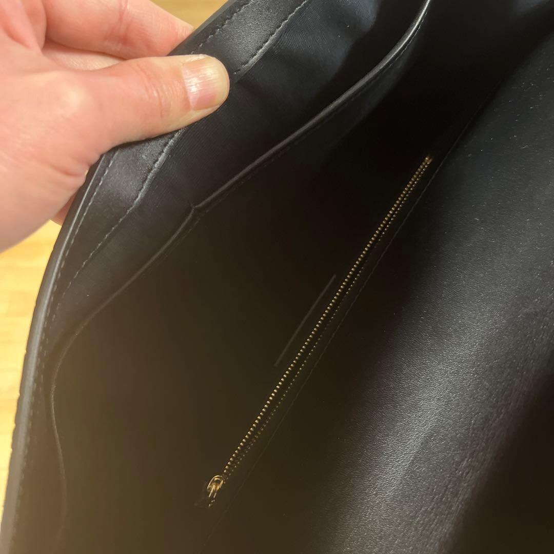 ☆美品スマイソン　クラッチバッグ　クロコ型押し