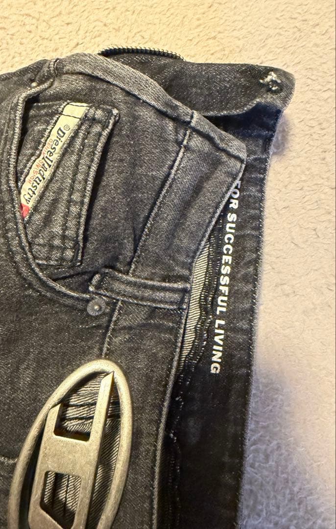 diesel デニムスカート　W25 （sサイズ相当）