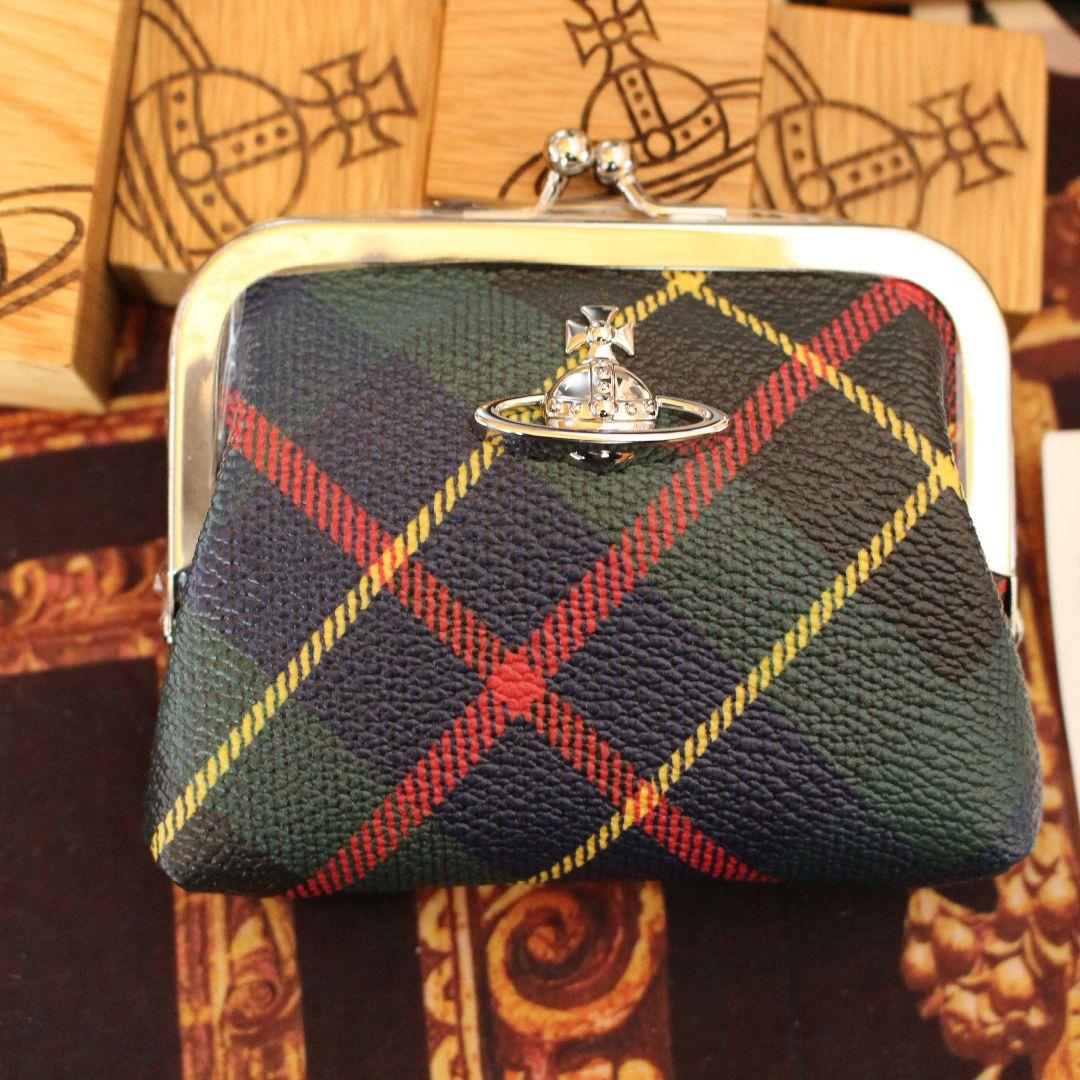 新品　ヴィヴィアン　DERBY FRAME COIN PURSE TARTAN