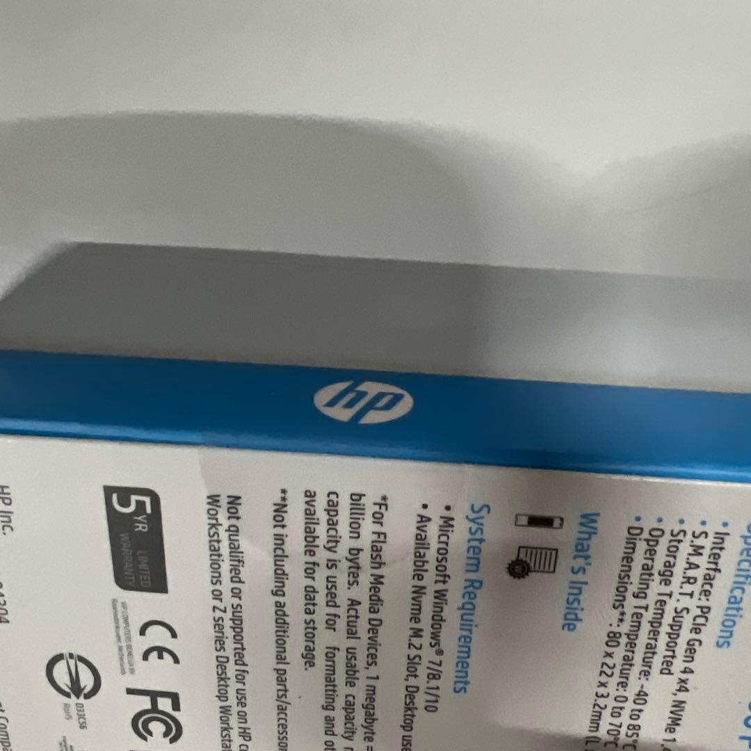 HP FX900 Pro NVMe Gen 4 ゲーミング SSD 1TB