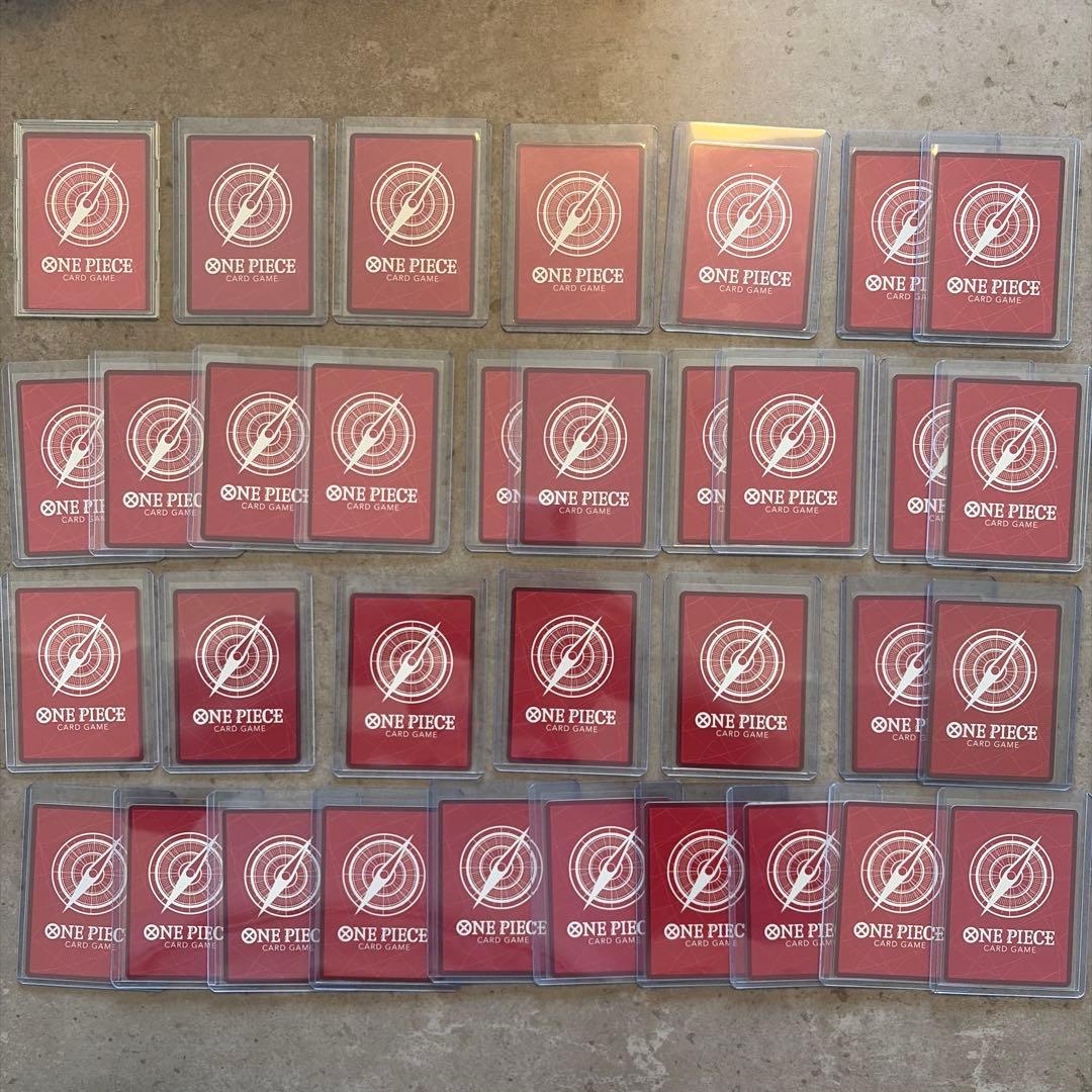 ゾロ ルフィ イム 他 リーダーカード リーダーパラレル　34枚セット