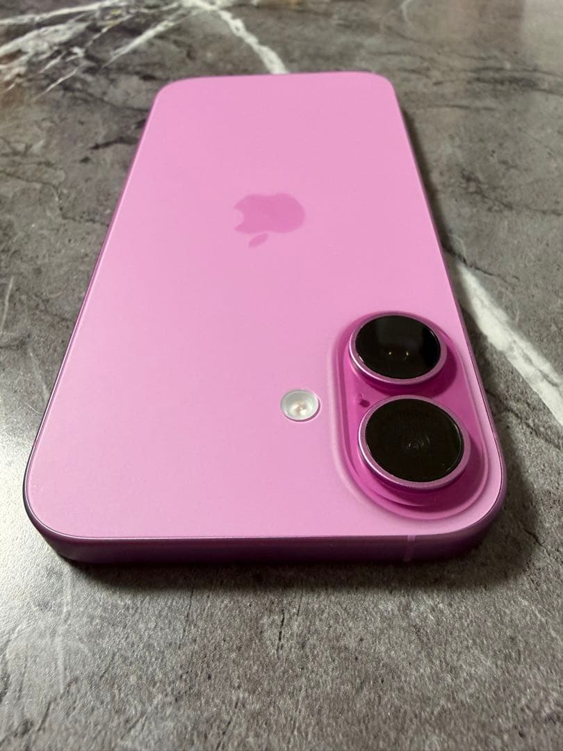 【中古】電池残量良　Apple iPhone 16 ピンク本体 128GB