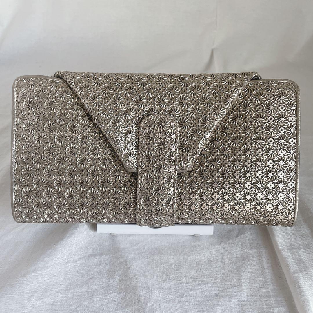 未使用品✨　ヒロコハヤシ　ジラソーレ　チェーン付き長財布　クラッチバッグにも