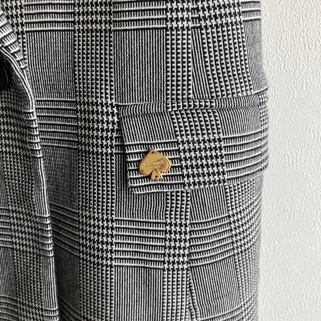 ケイトスペード チェック柄ショートパンツセット フォーマル 卒業式 卒服 140