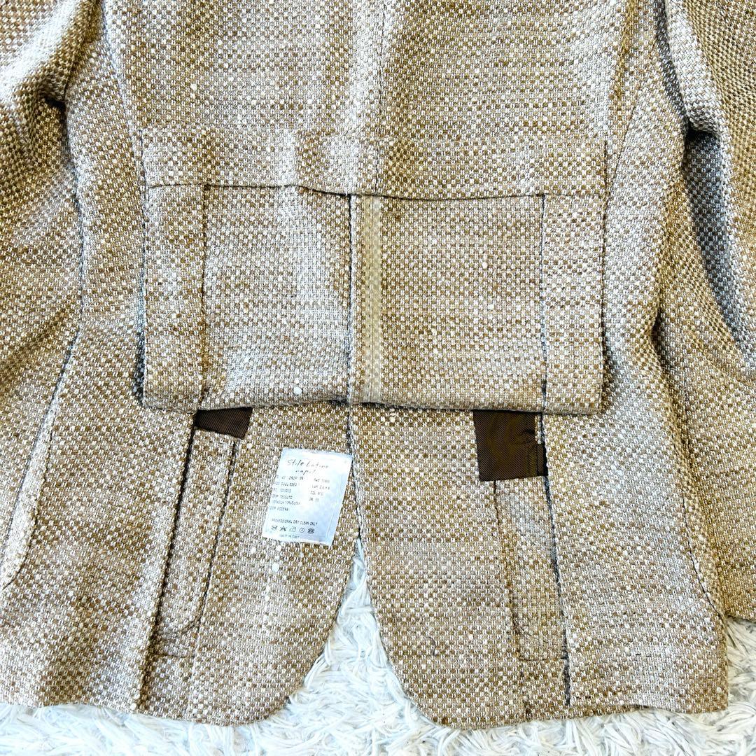 Stile Latino スティレラティーノ テーラードジャケット ツイード