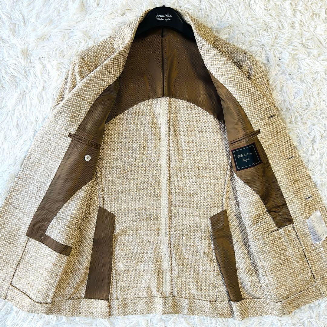 Stile Latino スティレラティーノ テーラードジャケット ツイード