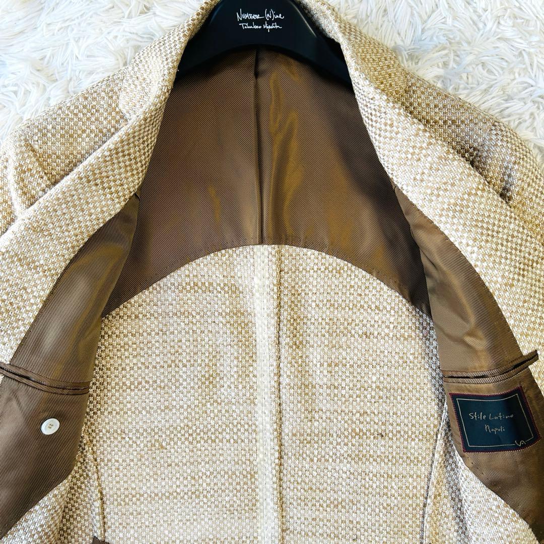 Stile Latino スティレラティーノ テーラードジャケット ツイード