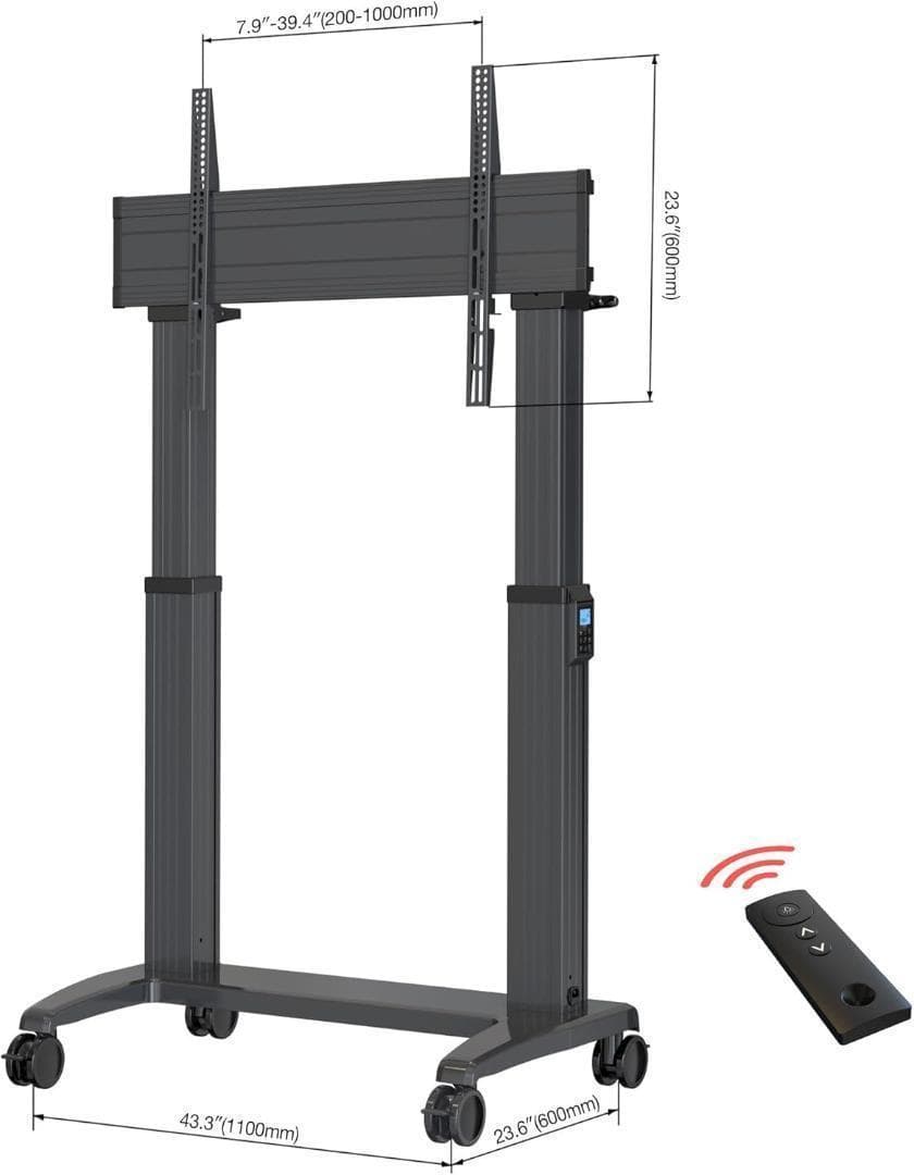 電動テレビスタンド 100インチ対応 リモートコントロール 新品未開封品 送料込