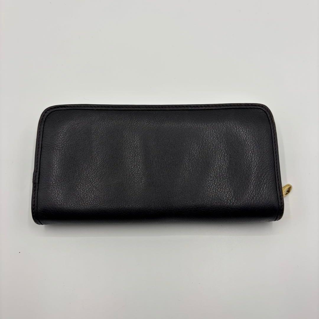 LOEWE ロエベ ヘリテージ ラウンドファスナー 長財布 ロゴ型押し レザー