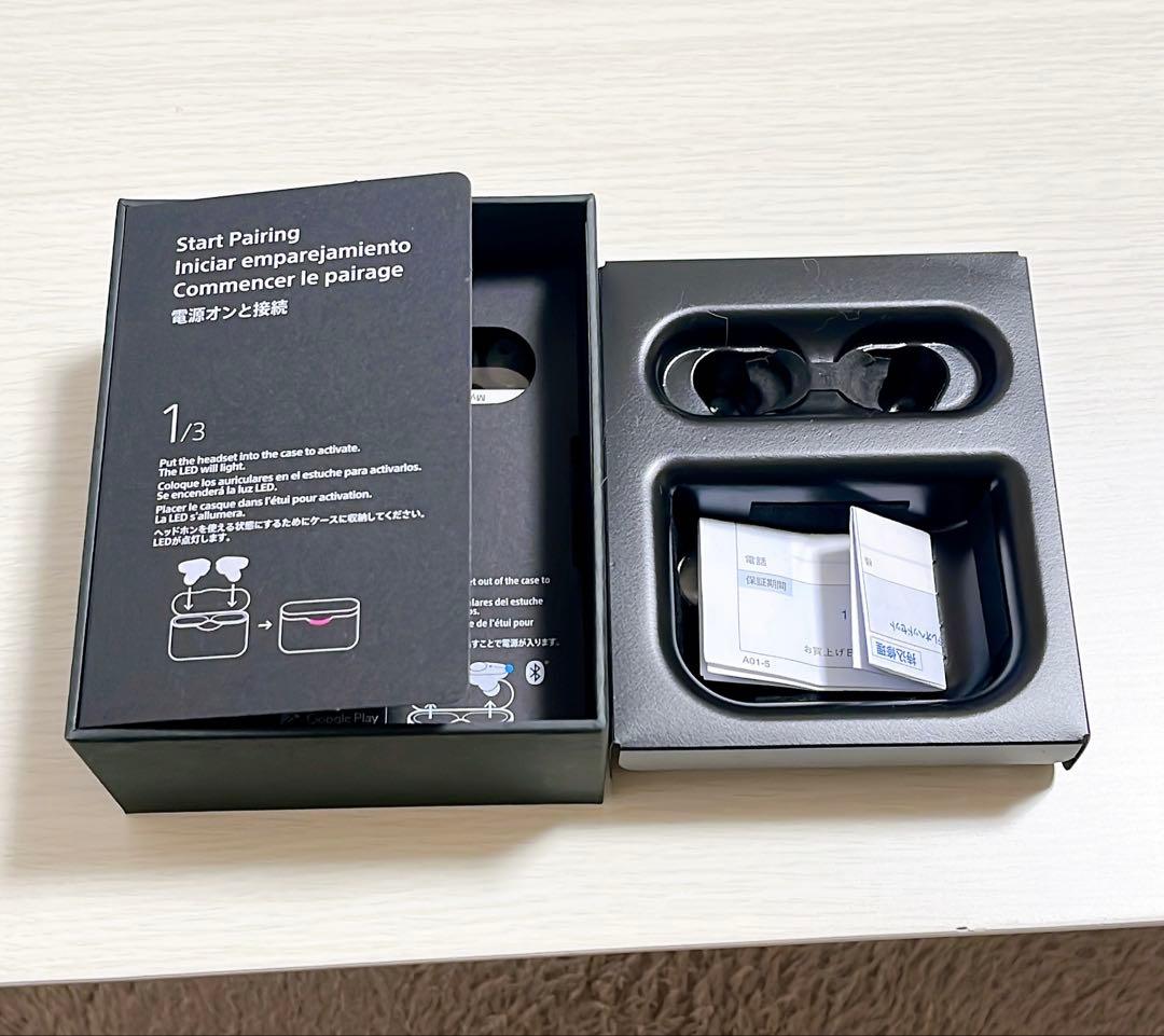 SONY WF-1000XM3 ワイヤレスイヤホン ノイズキャンセリング箱付き￼