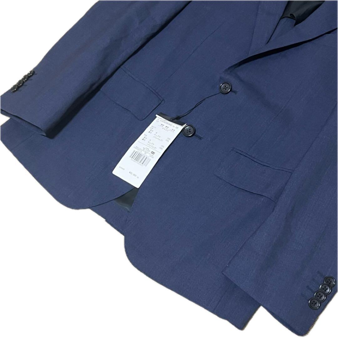 ✨未使用✨タグ付き✨最高級✨ダーバンRASOスーツ A3 ネイビー ネクタイ付き