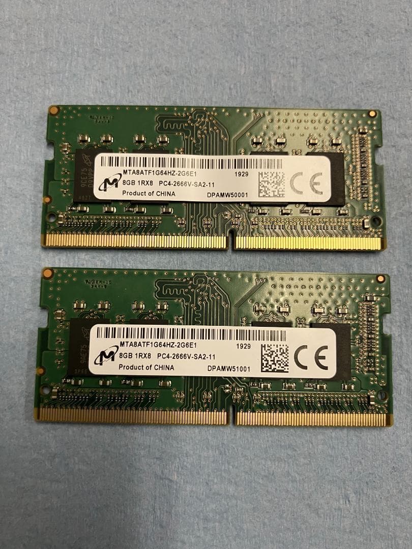 【HP純正】SODIMM DDR4-2666 16GB(8GBx2枚)