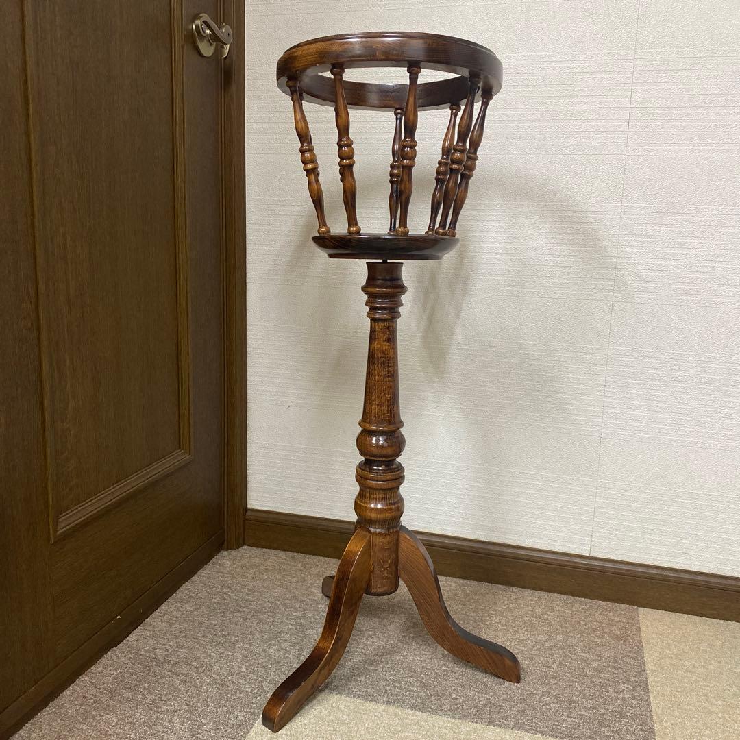 ドマン Demain フラワースタンド　アンティーク　イタリア製　スタンド　木製