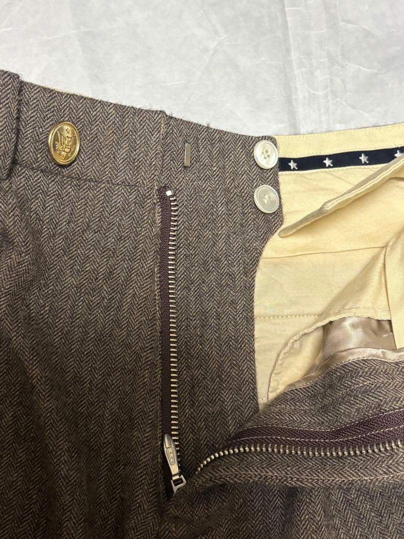 パンツ MASU 22AW CENTER SEAM TROUSERS(MOCHA)