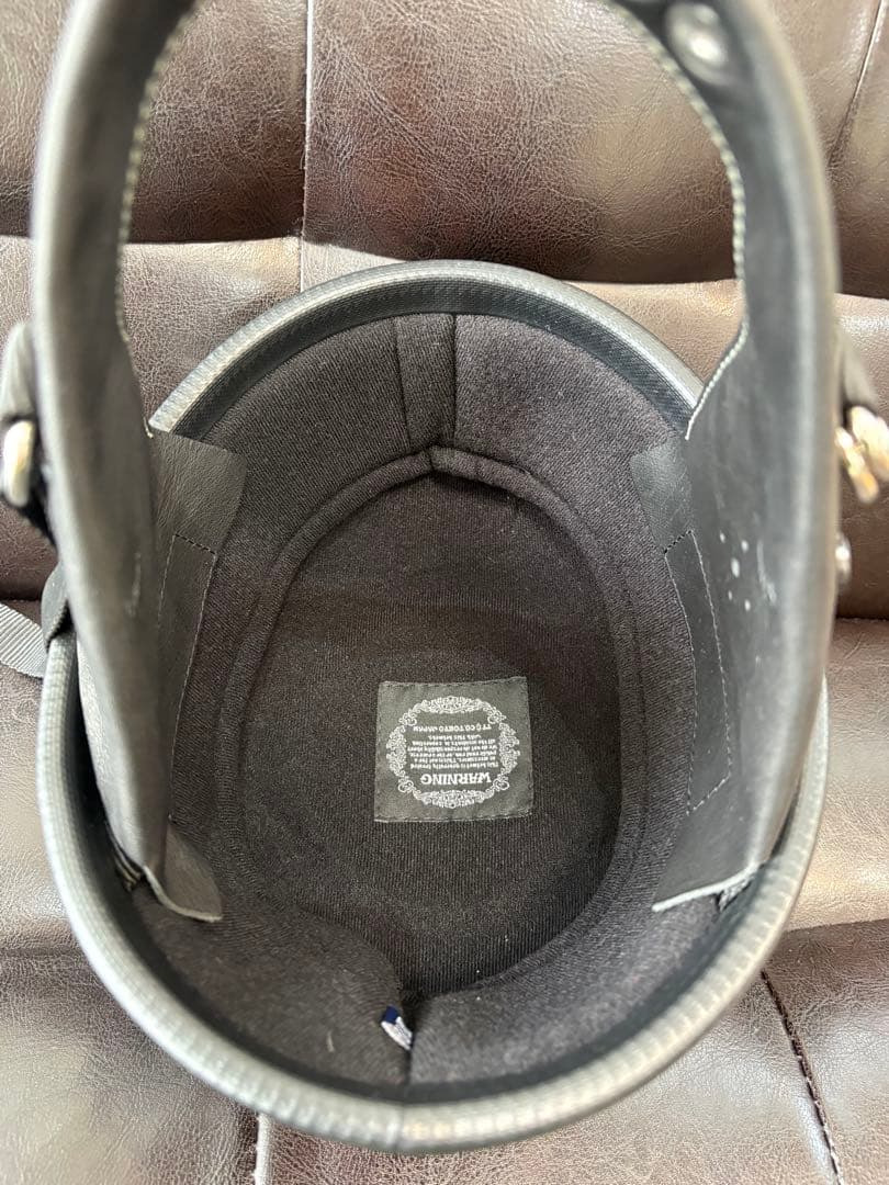 TT&COイーグルロード半ヘルメット本革イヤーカバーSET/ハーレーベルブコ