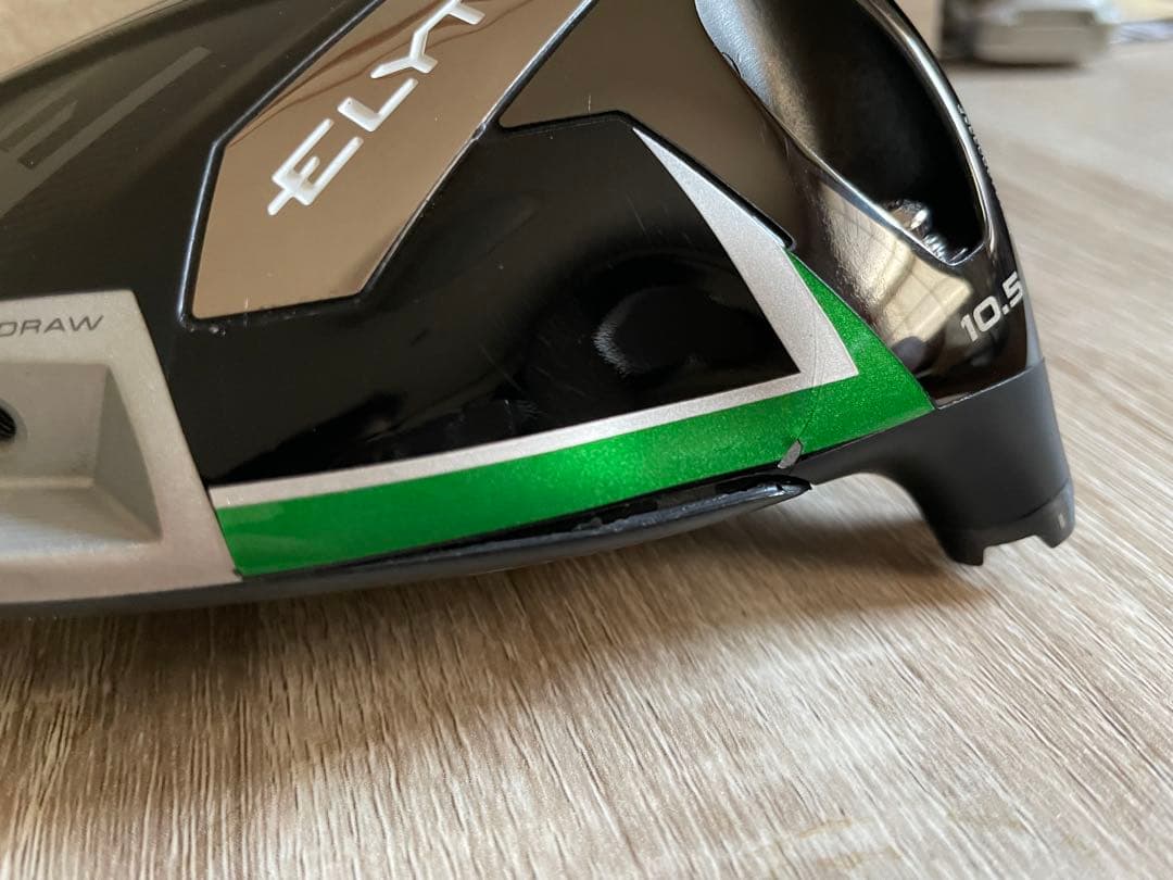 【訳あり】ELYTE ドライバー 10.5度　ヘッドのみ　キャロウェイ 破損あり