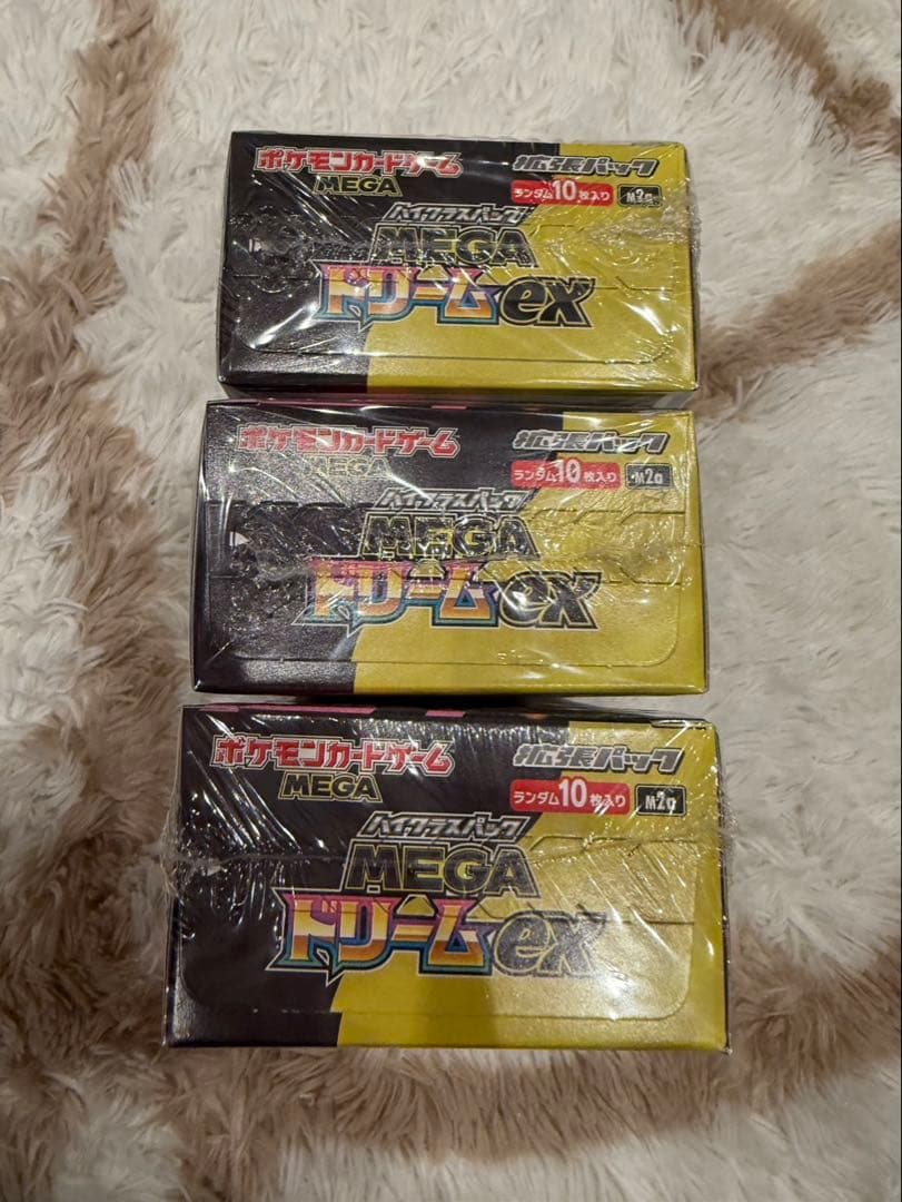 ポケモンカードゲーム　MEGAドリームex シュリンク付きBOX