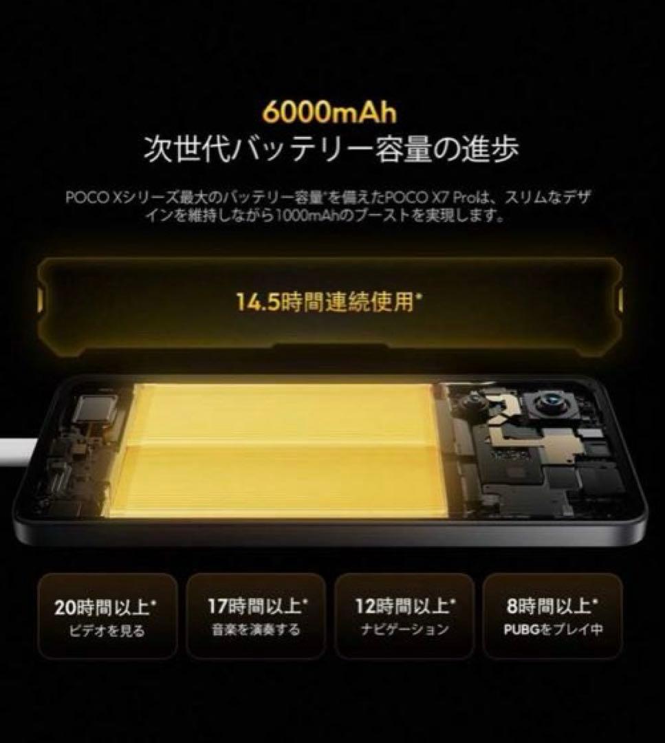 POCO X7 Pro 本体8GB+256GBグローバル版 新品未開封