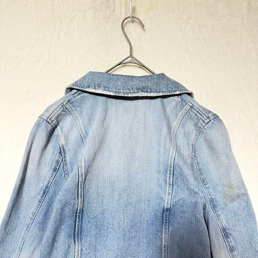 【UN3D】希少品✨アシンメトリーデニムジャケット ダメージ加工 石原さとみ着用