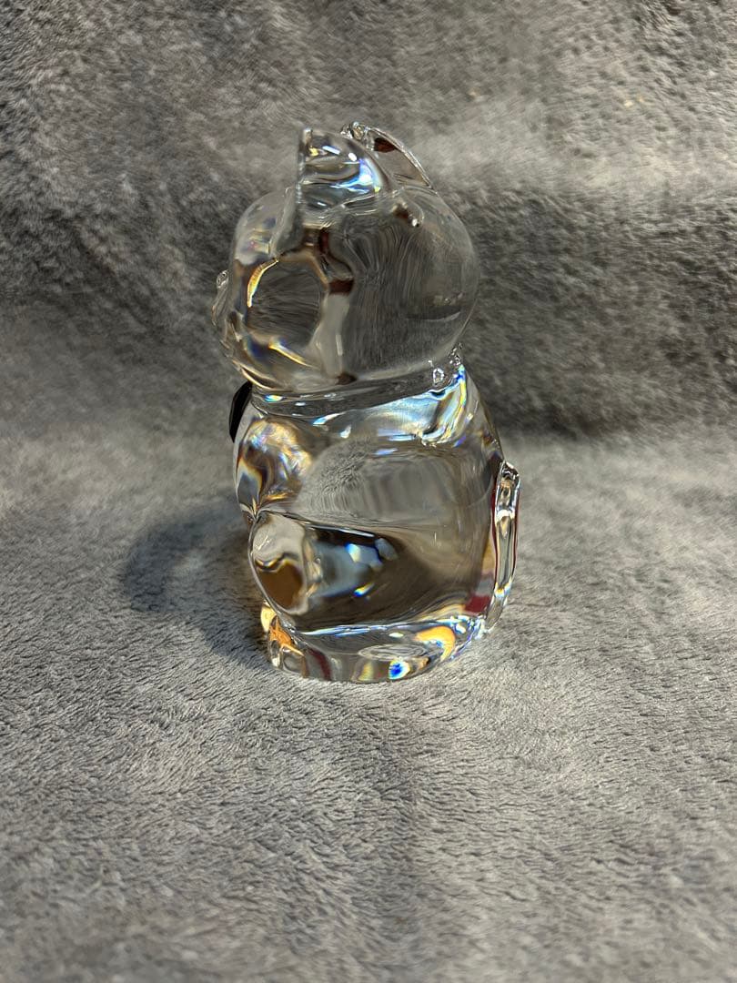 バカラ　まねき猫　レッドオクトゴン付　２月５日までBACCARAT