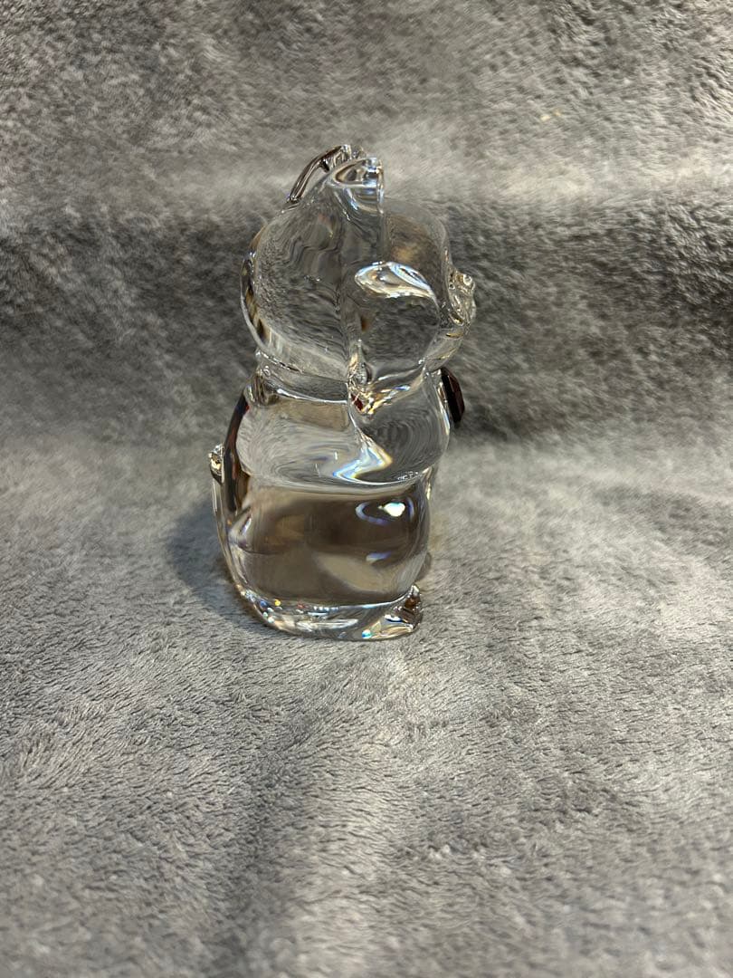 バカラ　まねき猫　レッドオクトゴン付　２月５日までBACCARAT