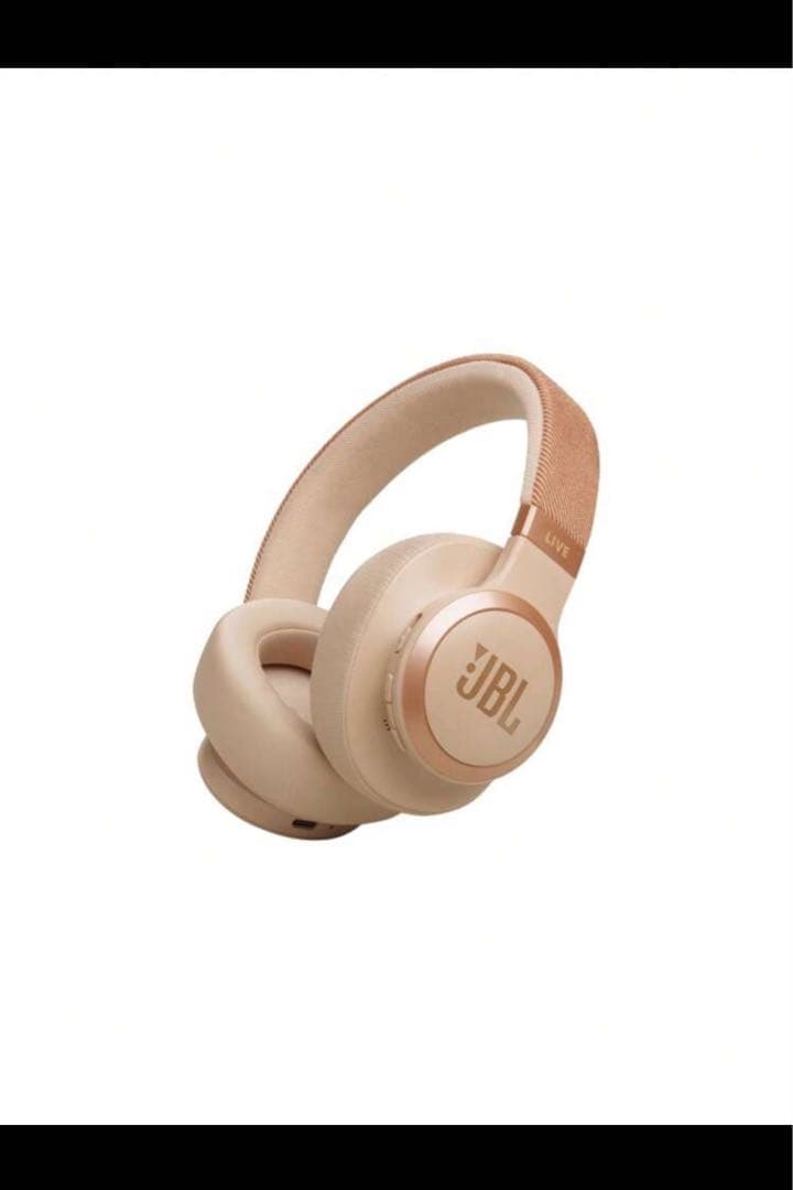 JBL LIVE770NCワイヤレスヘッドホン ベージュ