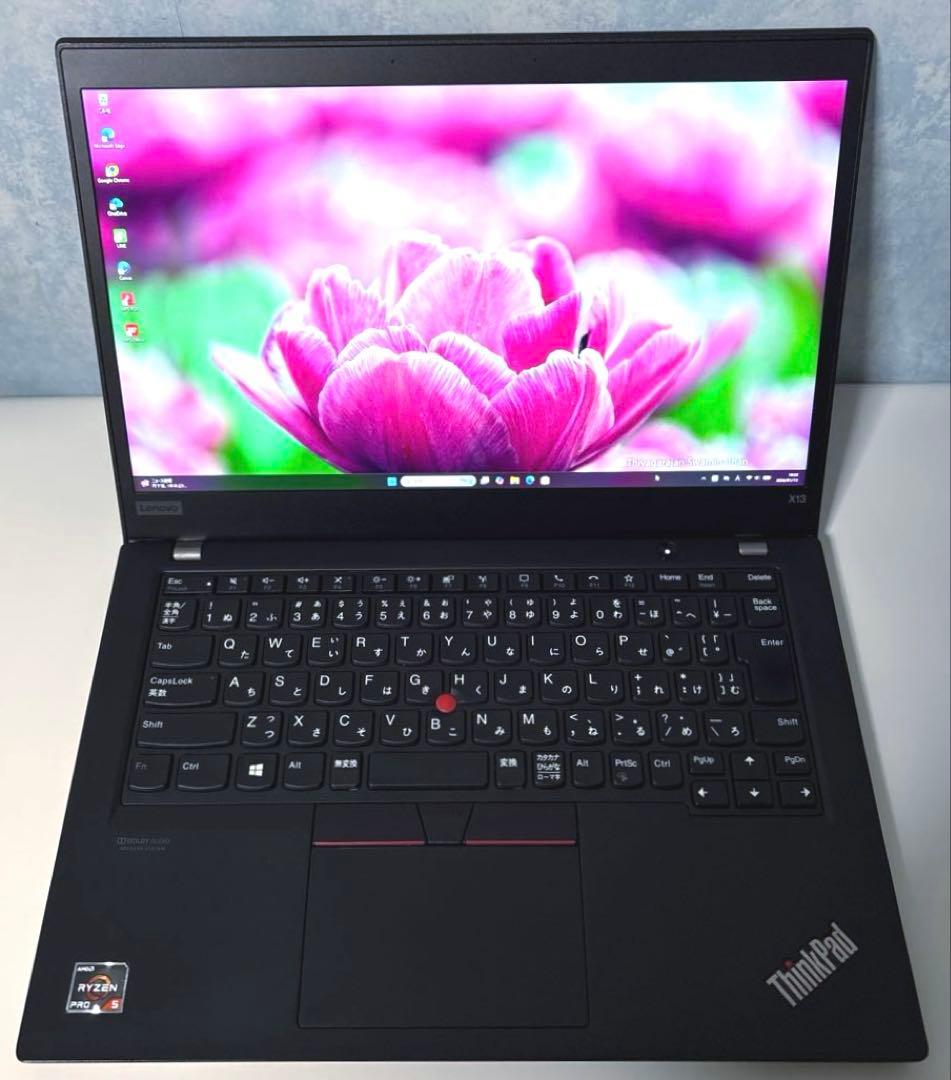 Ryzen5Pro搭載LenovoThinkPad X13⭐︎Win11初期設定済