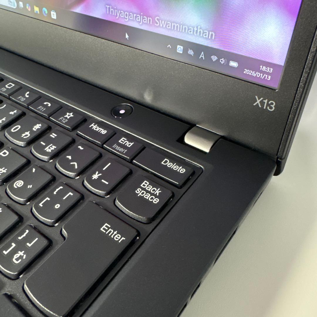 Ryzen5Pro搭載LenovoThinkPad X13⭐︎Win11初期設定済