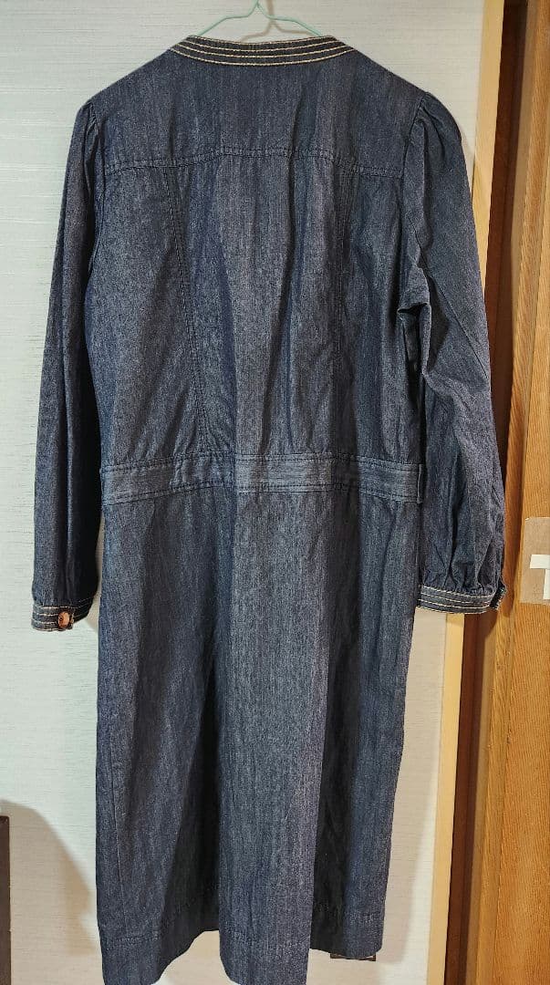 フランシュリッペインディゴデニムワンピーススプリングコート Mサイズ
