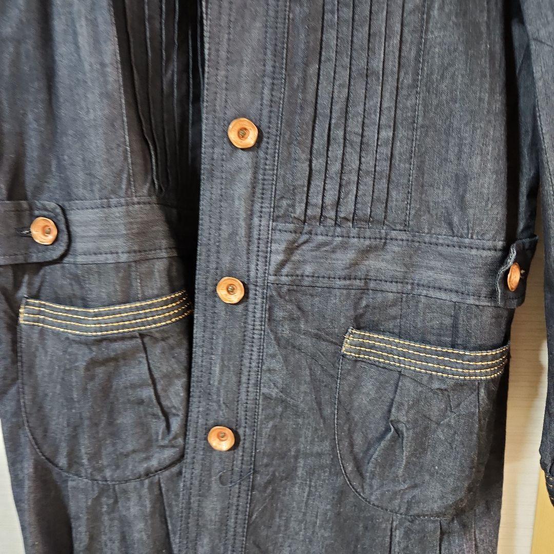 フランシュリッペインディゴデニムワンピーススプリングコート Mサイズ