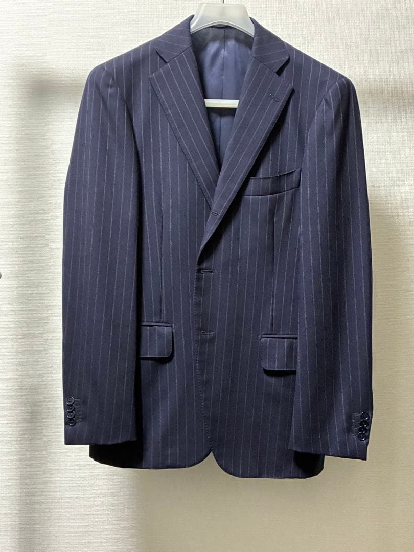 SHIPS シップス 日本製 リングヂャケット ネイビー スーツ サイズ46