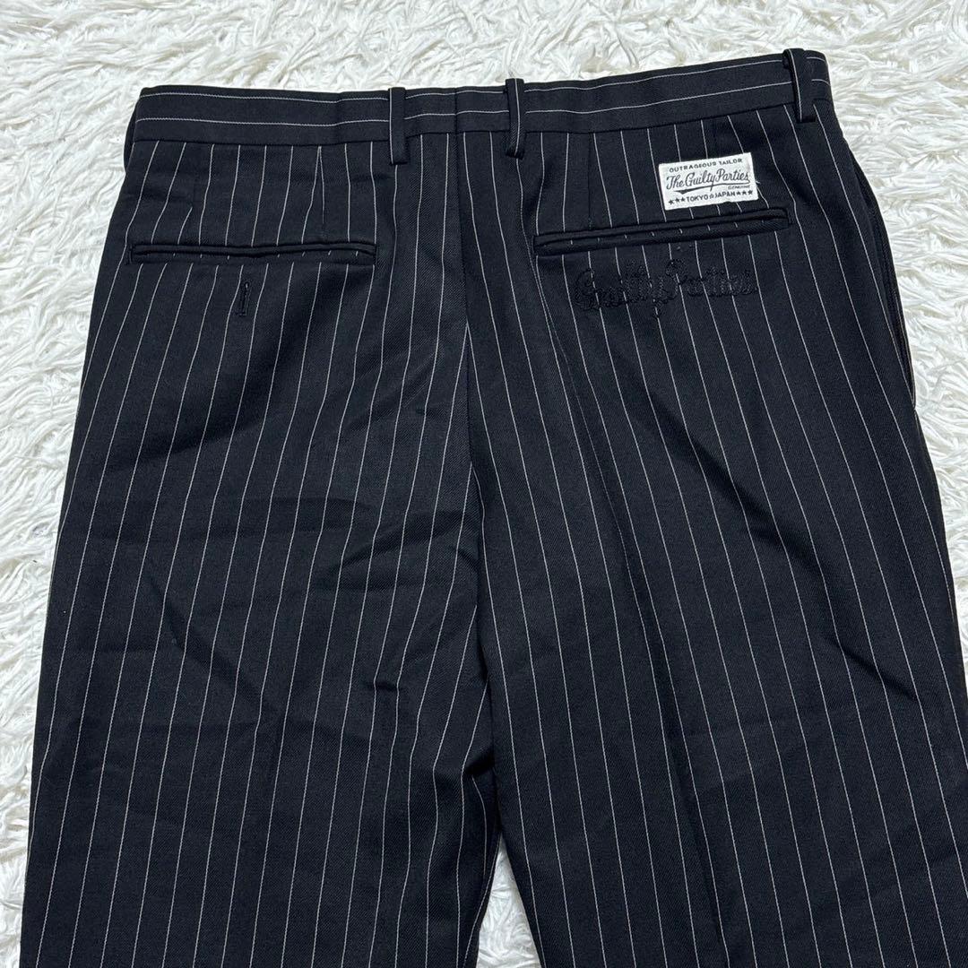 WACKOMARIA ストライプ　スラックス