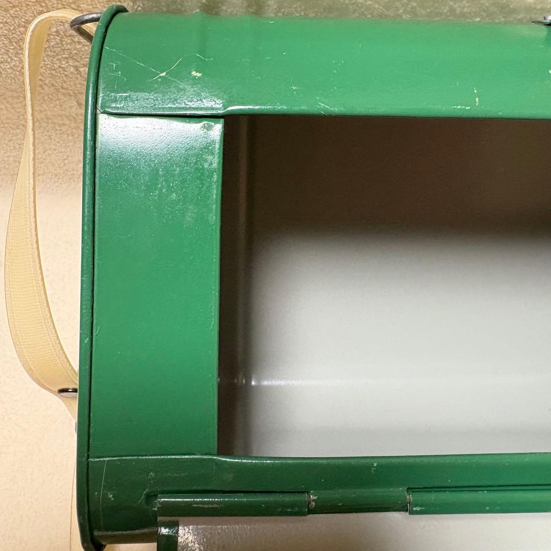 昭和レトロ 〔30年代〕山本商店 虫籠 緑色 金属製