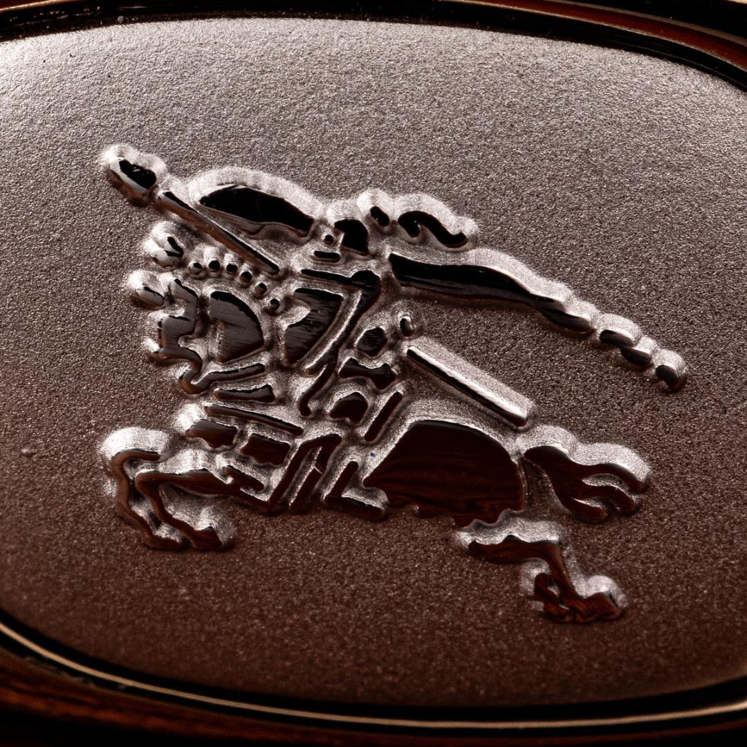 【英国王室御用達】 バーバリー 鏡面加工ナイト カフリンクス Burberry