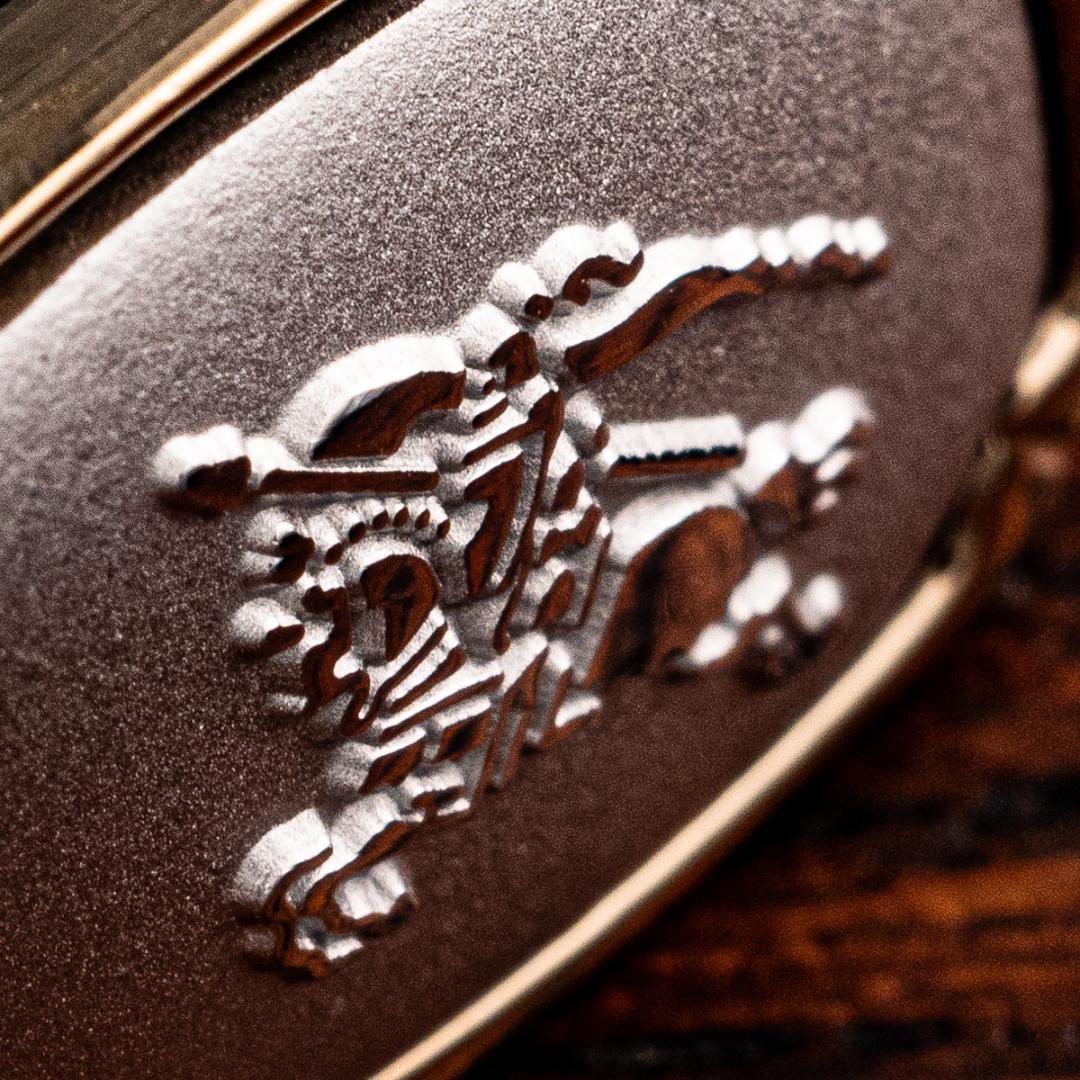 【英国王室御用達】 バーバリー 鏡面加工ナイト カフリンクス Burberry