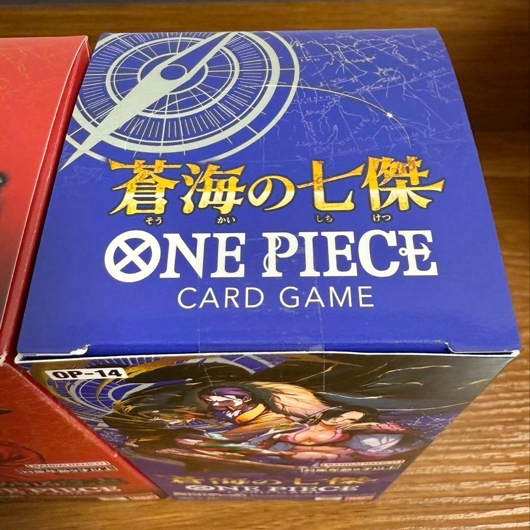 【OP-13】受け継がれる意志 【OP-14】蒼海の七傑 計2BOX テープ付き