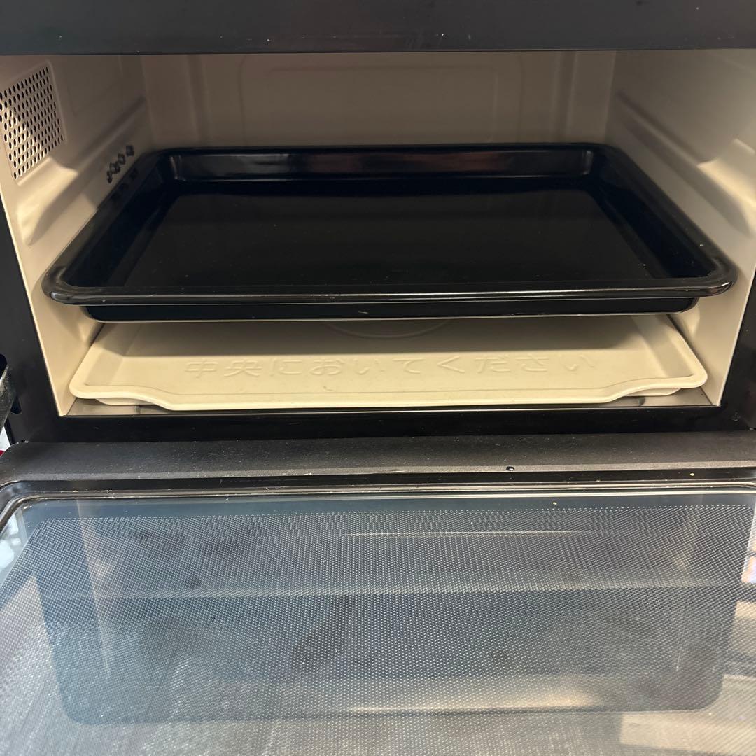 HITACHI オーブンレンジ 赤 2段トレイ 2021年製