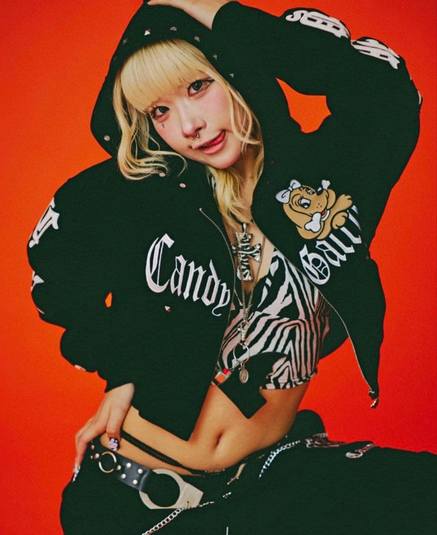 GALFY ガルフィー エンジェルギャルパーカー 黒