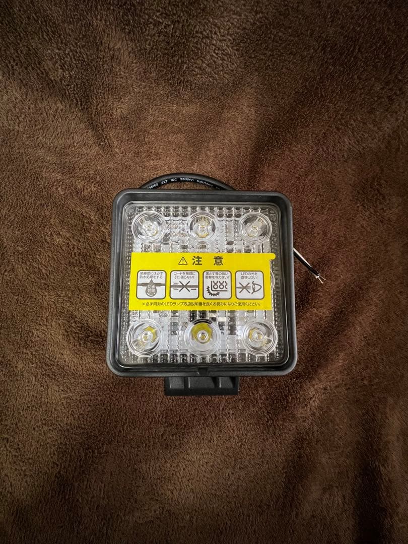 【4個セット】ボデーパーツ　LED作業灯　角型　JB