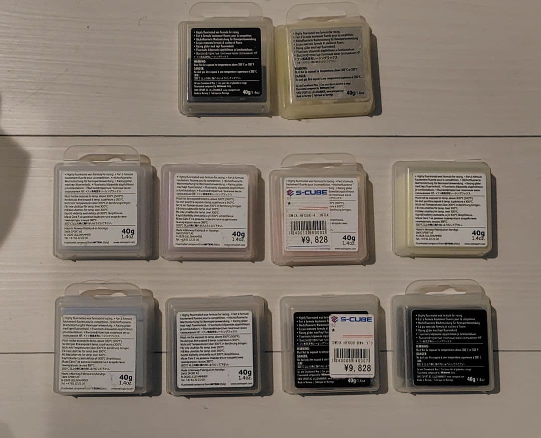 swix　フッ素系wax まとめ売り